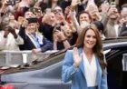 Catherine draws crowds in Reggio Emilia Italy on return abroad
