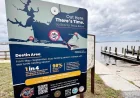Boaters For Turtles launches in Destin Florida with 3 ramp signs