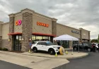 Redman Details Cop On A Rooftop at South Bend Dunkin' Stops