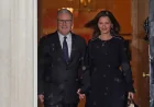 Starmer, Lady Victoria caught in hail as Weather In London turns cold