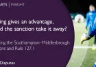 Southampton Face EFL Charge Before Middlesbrough F.c. Semi-Final