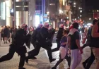 SPVM: Une autopatrouille brûlée rue Saint-Urbain après Feu D'artifice