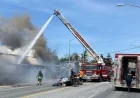 Fire Damages Rona Grand Bend, Closes Highway 21 Section