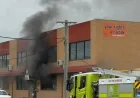 Mitchell shop fire believed linked to EV charger after 11am callout — Moana Pasifika