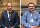 Jason Virgo tears up in first South Australian parliament speech