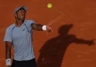 Basavareddy Tennis: Nishesh Basavareddy Takes First Set 7-6(7-5)