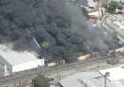 South Gate Fire Displaces Industrial Avenue Crews in Second Alarm Blaze