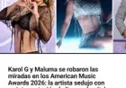 Maluma Wears Hugo Boss Suit at AMAs 2026 Blue Carpet