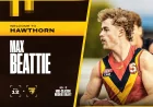 Max Beattie Joins Hawthorn With Pick 12 in 2026 Draft