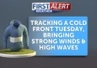 Tracking Cold Front Tuesday Brings 2pm Wind Advisories