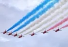 Red Arrows Return to Midlands Air Festival Weekend in Warwickshire — Red Arrows Flight Path Today