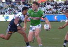 Hudson Young and Ethan Strange Start for Canberra Raiders Against Cowboys