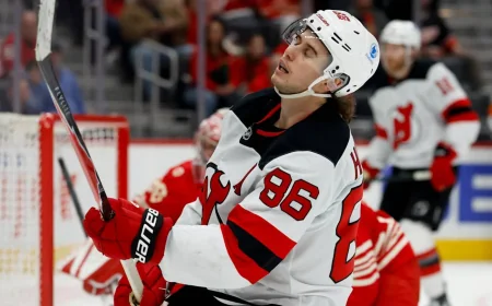 Jack Hughes Falls to 35th in 2024 Lady Byng Voting