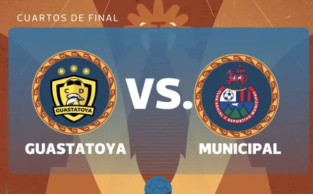 Guastatoya - Municipal opens Clausura 2026 quarterfinals at 19:00