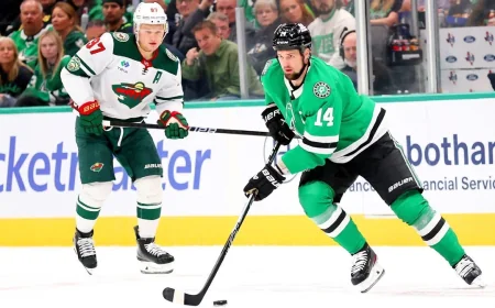 Jamie Benn Draws Attention as Stars Score Through Game 3