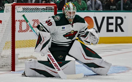 Jesper Wallstedt Stops 20 as Wild Take 3-2 Lead
