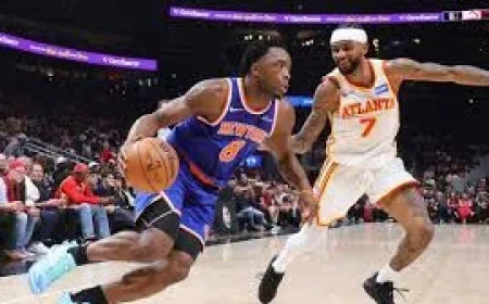 OG Anunoby Sparks New York Knicks' 140-89 Rout Over Hawks