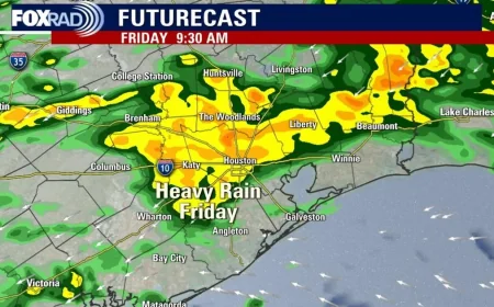 Houston Weather: FOX 26 Storm Alert Brings 4 Inches Friday