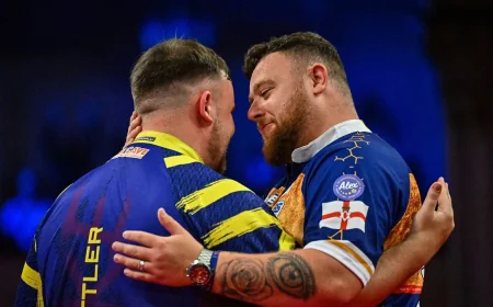 Luke Littler Premier League Darts: Seven-Game Edge Over Josh Rock Before Aberdeen