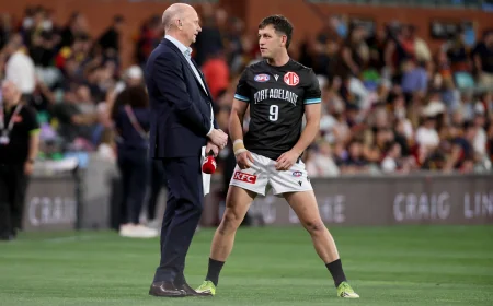 Jordan Dawson Out as Adelaide Vs Port Adelaide Starts at 7.40pm