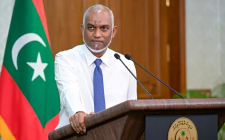 Maldives police raid Adhadhu after documentary on Muizzu affair