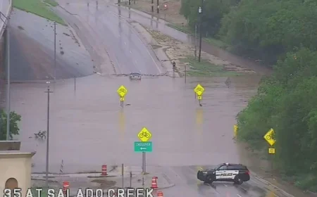 San Antonio Sees 6 Inches by Friday Evening — Flash Flood Warning Texas