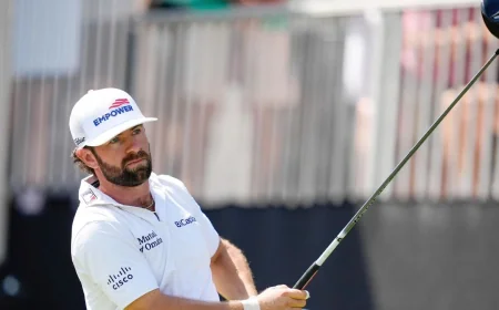 Cameron Young Leads by 1 After Bogey-Free 64 at Doral