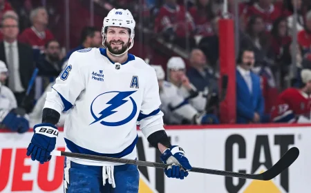 Kucherov Held Scoreless as Lightning Fall 3-2 in Game 5