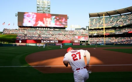 Scott Starts Mets Vs Angels Series In Los Angeles