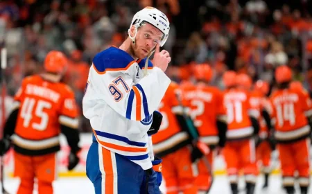 Oilers Fall 4-2 to Ducks in Nhl Score Series Loss