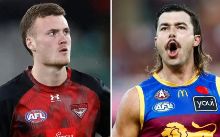 Nik Cox Returns After 630 Days as Essendon Vs Brisbane Starts