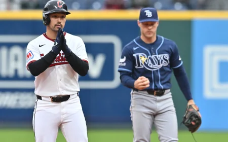 Chase Delauter Drives In Two as Guardians Win 3-1