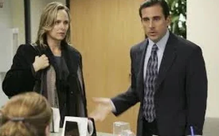 Melora Hardin Says Steve Carell Scene Was 90 Percent Improvised