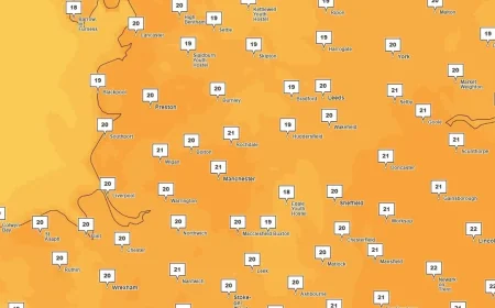 Liverpool Weather Forecast Calls for 23C Peak on Friday