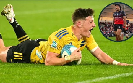 Hurricanes Beat Crusaders 38-31 in Super Rugby Derby