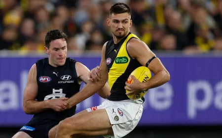 Dion Prestia: Josh Gibcus out for 2026 after Richmond books knee surgery