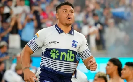 Caleb Clarke Returns for Moana Pasifika Vs Blues at North Harbour Stadium