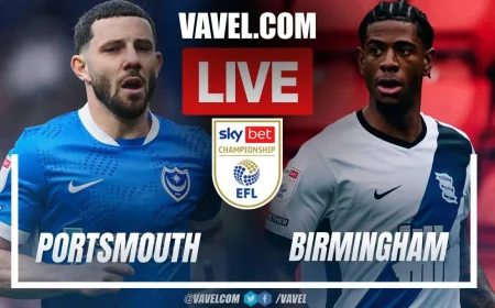 Portsmouth Vs Birmingham Ends Goalless as Both Sides Share the Points