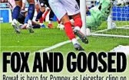 Ibane Bowat Drives Pompey Fc Past Leicester 1-0