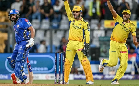 Mumbai Indians Vs Chennai Super Kings Match Scorecard: Match 44 Set for Chepauk