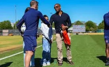 Noah Campbell Family Receive Wembley Shirt at Luton Fc Training
