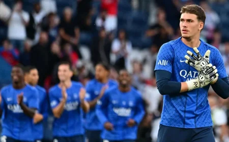 Renato Marin Makes First Ligue 1 Appearance in PSG Rotation — Paris-sg – Lorient