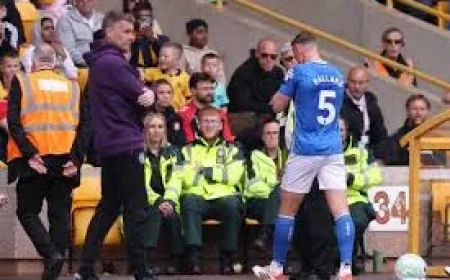 Daniel Ballard Sent Off After VAR Check for Hair Pull