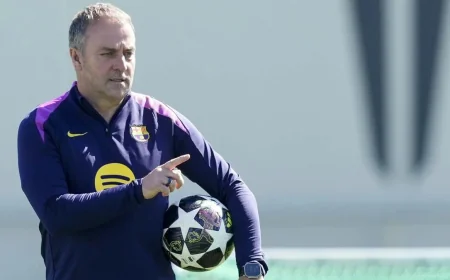 Hansi Flick Names 4-2-3-1 For Fc Barcelone Against Osasuna