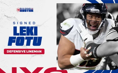 Leki Fotu Gives Giants 317-Pound Depth After Draft — Dj Reader