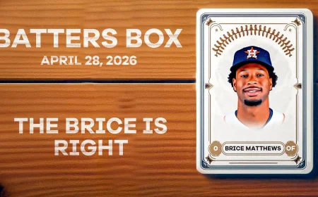 Brice Matthews Posts 3 Hits With 109.7 mph Homer