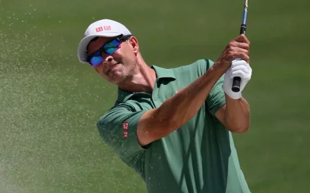 Adam Scott Posts 66 After Wrong Ball Penalty — Pga Leaderboard