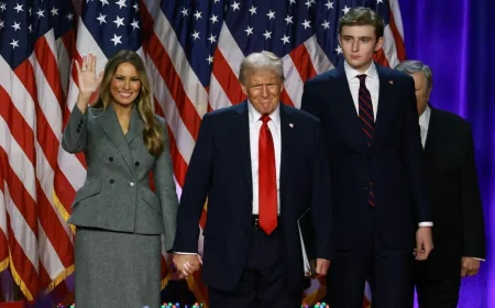 Lara Trump rejects Barron Trump time traveler theory on Thursday