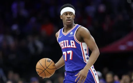 V. J. Edgecombe Focuses on Game 7 at TD Garden