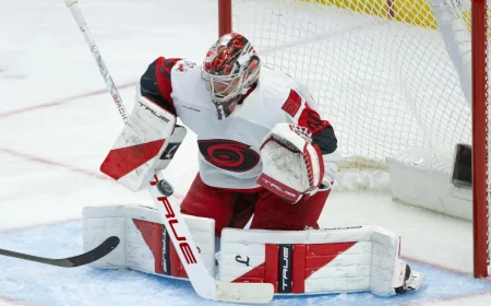 Frederik Andersen Delivers 4-0 Sweep for Hurricanes